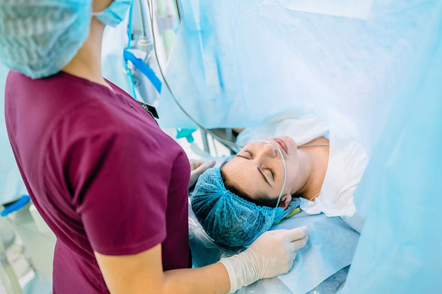 Anesthesie pour arthroscopie du genou