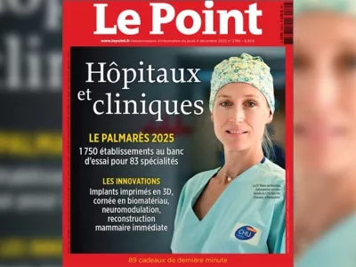 Journal le point 2025 des meilleurs hopitaux et cliniques de France
